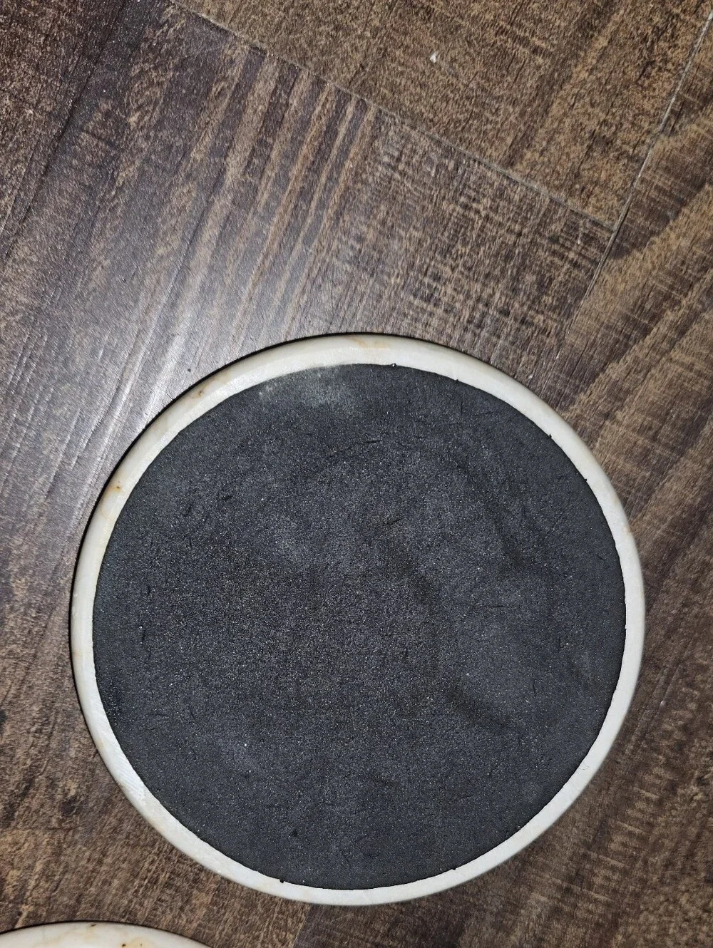 Marble Coasters Set Of 6 With Matching Round Caddy